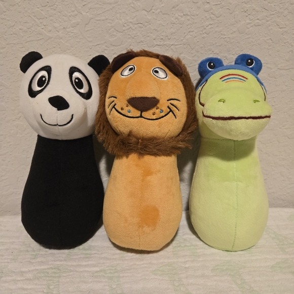 Iplay Ilearn Animal Plush Bowling Pins Replacement Pieces. - Picture 1 of 3
